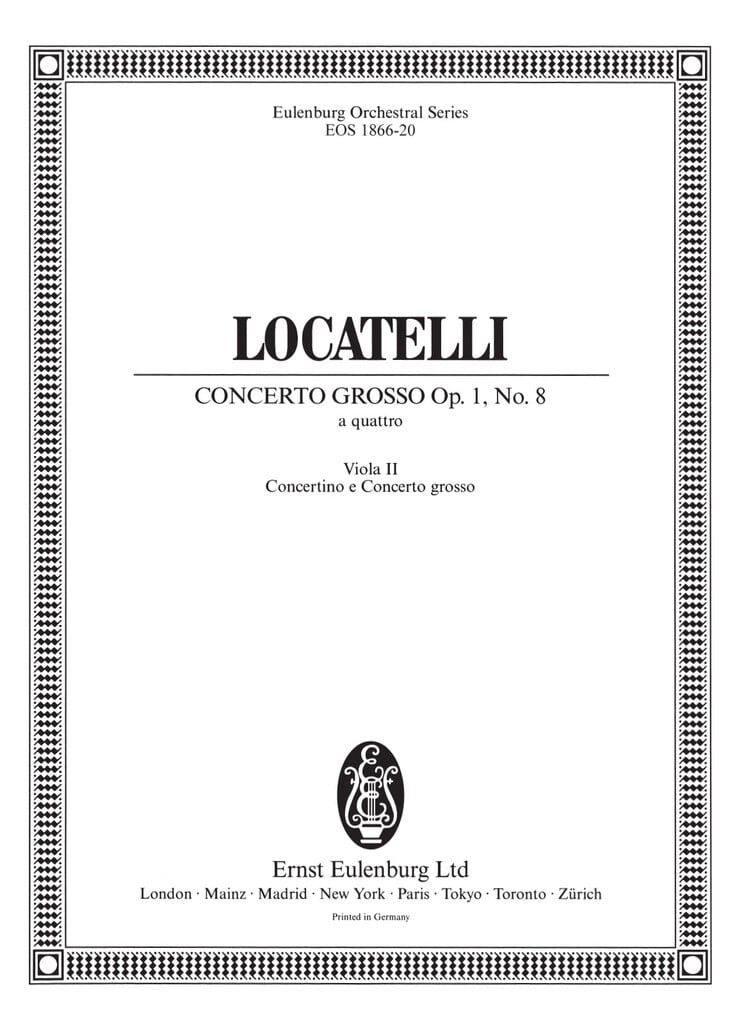 Concerto Grosso op. 1/8